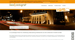 Desktop Screenshot of neon-zentgraf.de